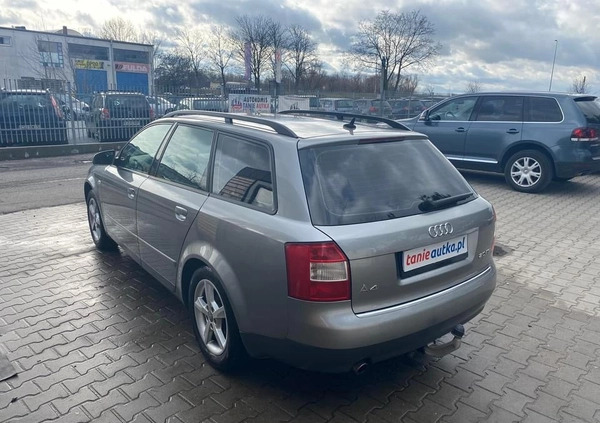 Audi A4 cena 3990 przebieg: 233944, rok produkcji 2003 z Gdańsk małe 29